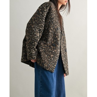 ABRIGO LEOPARDO ELEGANTE