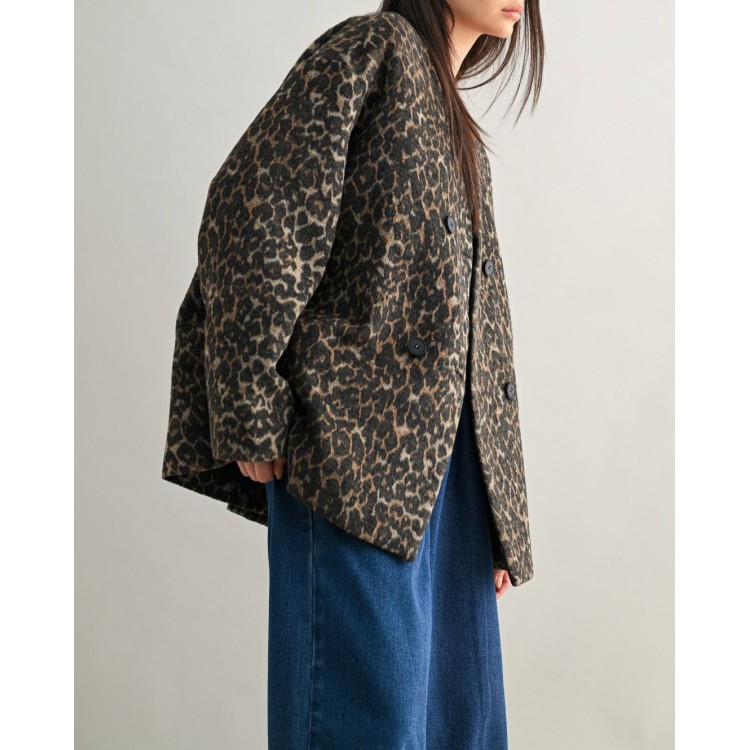 ABRIGO LEOPARDO ELEGANTE