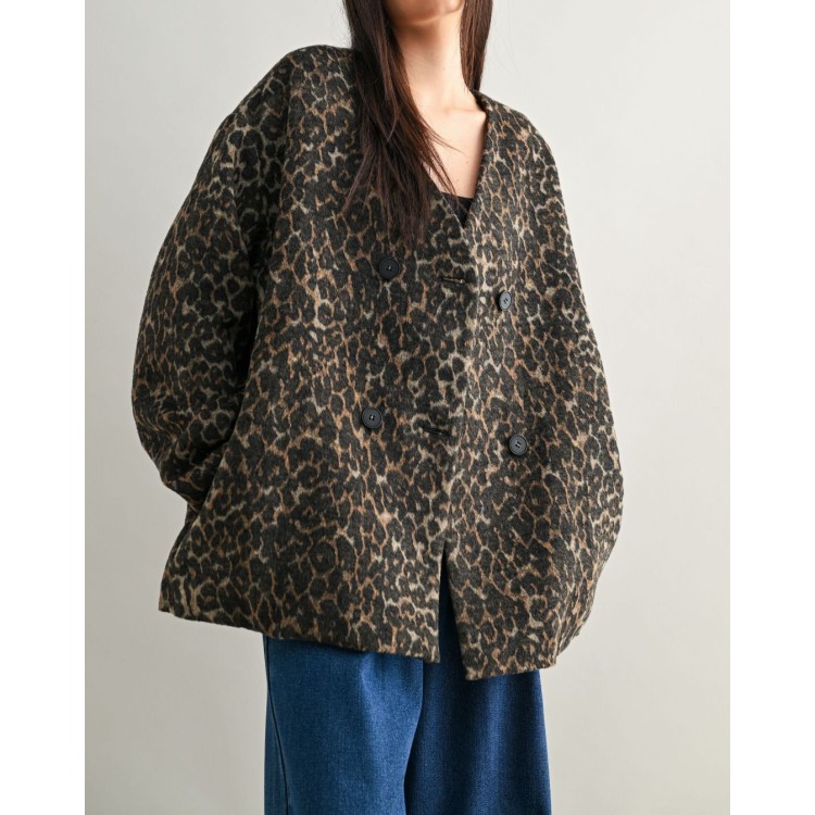 ABRIGO LEOPARDO ELEGANTE