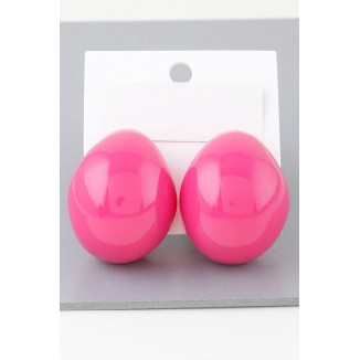 ARETES ACRILICO ROSA