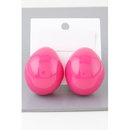 ARETES ACRILICO ROSA