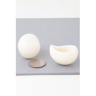 ARETES ACRILICO IVORY