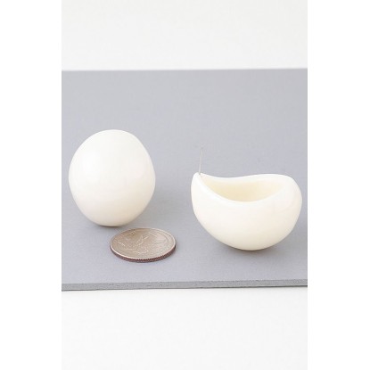 ARETES ACRILICO IVORY