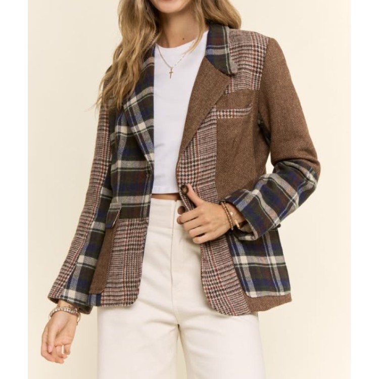 BLAZER TARTAN CAFE