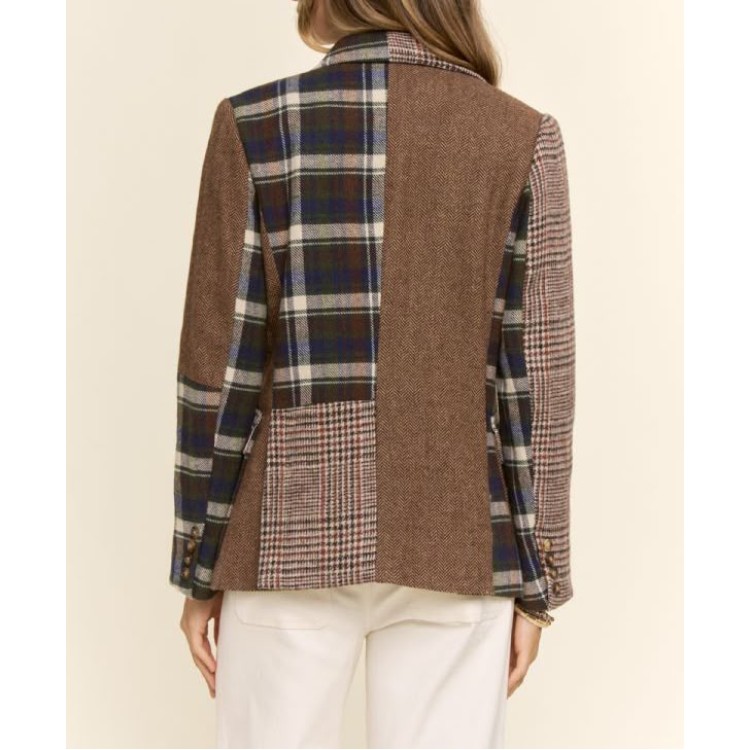 BLAZER TARTAN CAFE