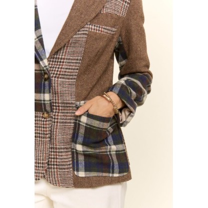 BLAZER TARTAN CAFE