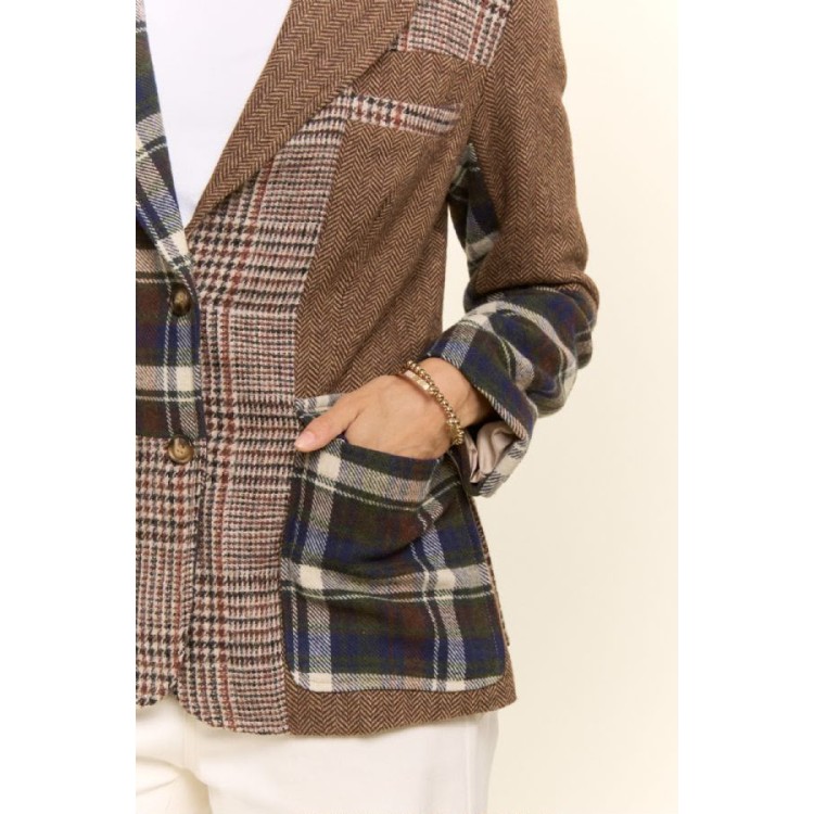 BLAZER TARTAN CAFE