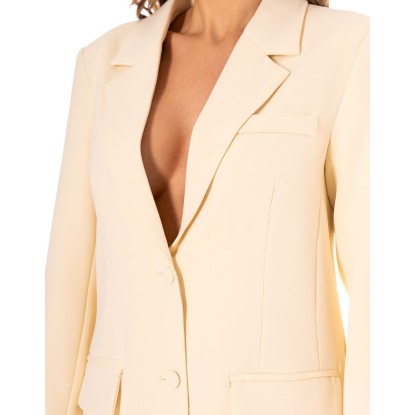 BLAZER AMARILLO MOÑO ESPALDA