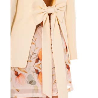 BLAZER AMARILLO MOÑO ESPALDA