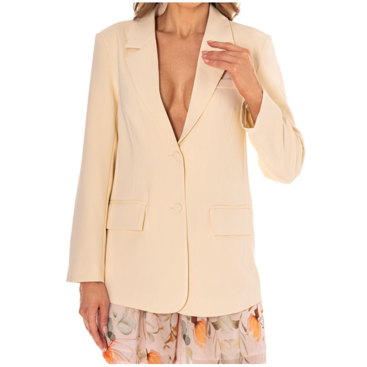 BLAZER AMARILLO MOÑO ESPALDA