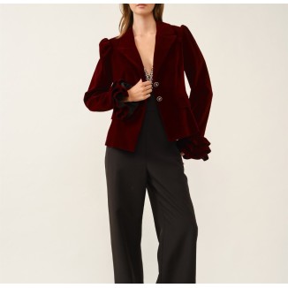 BLAZER VINO VELVET