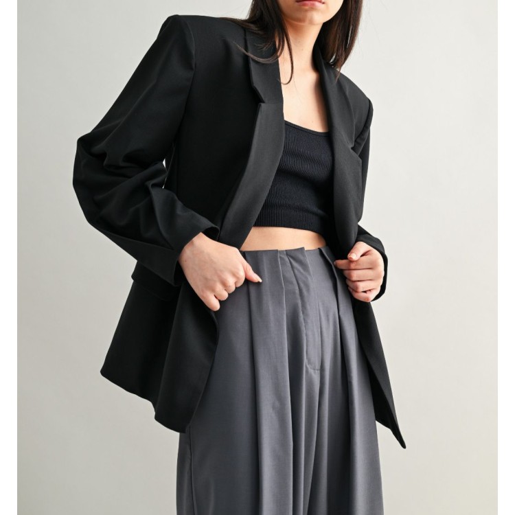 BLAZER OVER NEGRO LISO