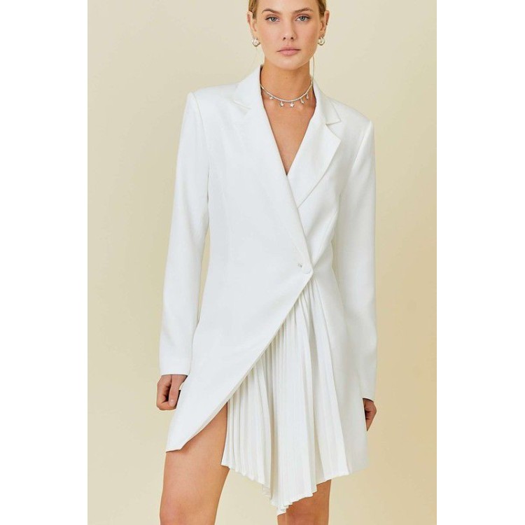 BLAZER DRESS BLANCO 