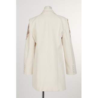 BLAZER IVORY LENTEJUELA