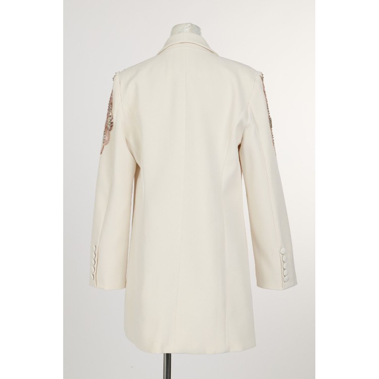 BLAZER IVORY LENTEJUELA