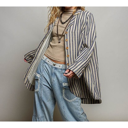 BLAZER RAYAS BLUE MULTI