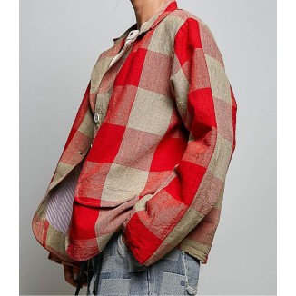 BLAZER ROJO CUADROS