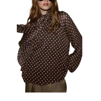 BLUSA CAFE POLKA DOT