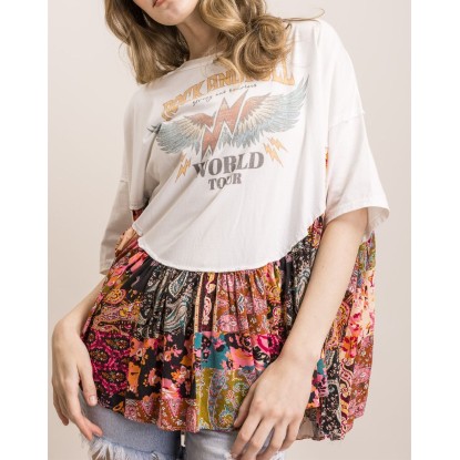 TSHIRT IVORY ROCK OLAN