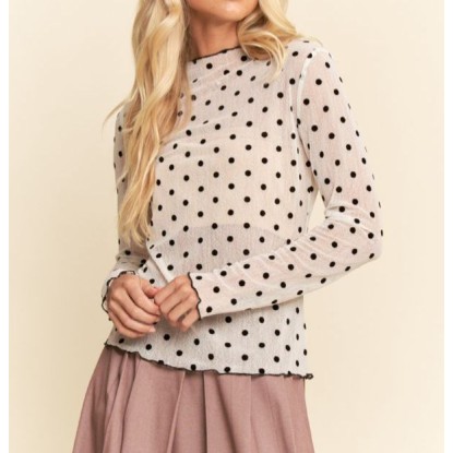 BLUSA MESH BCA POLKA