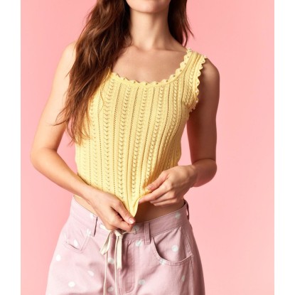 BLUSA AMARILLA DE PUNTO