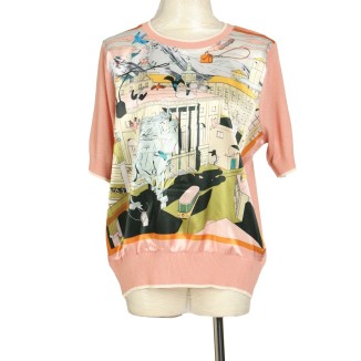 BLUSA PINK PRINT SEDA