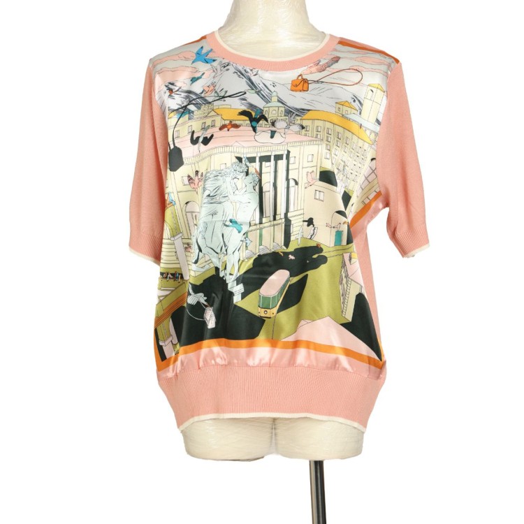 BLUSA PINK PRINT SEDA