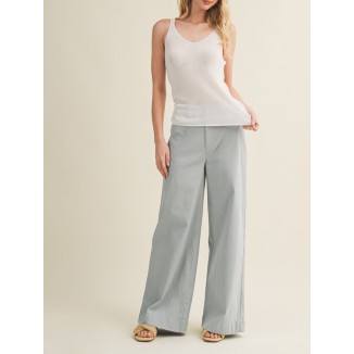 BLUSA DE PUNTO SOLIDA BLANCA