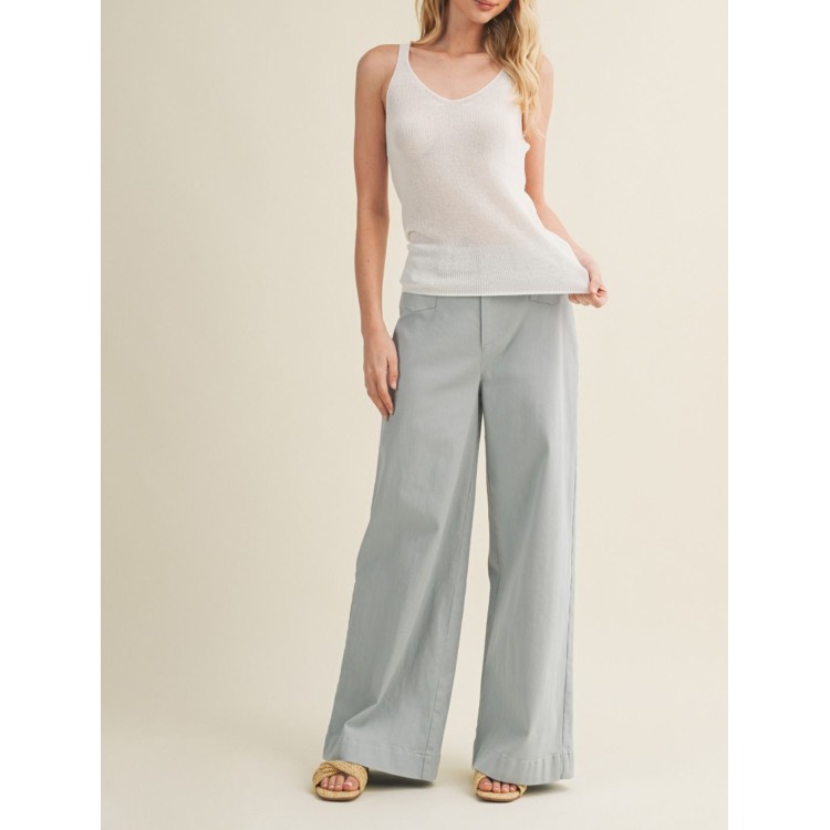 BLUSA DE PUNTO SOLIDA BLANCA