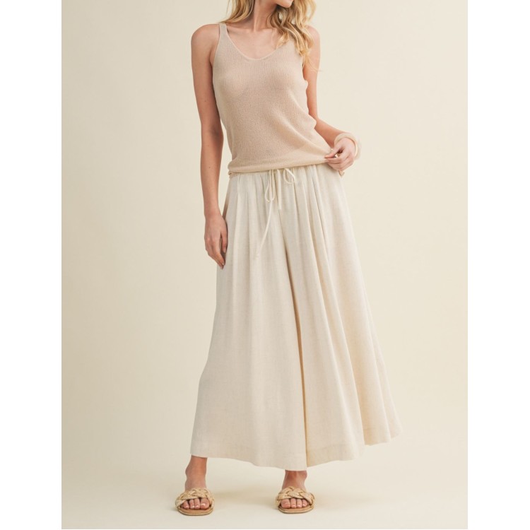 BLUSA DE PUNTO SOLIDA TAUPE
