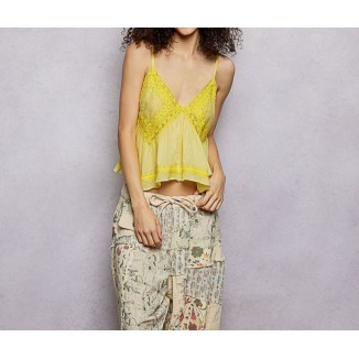 BLUSA LIMON TIRANTES VOLUMEN