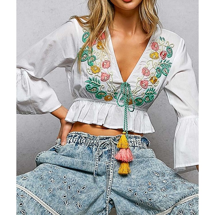 BLUSA IVORY CANUTILLO