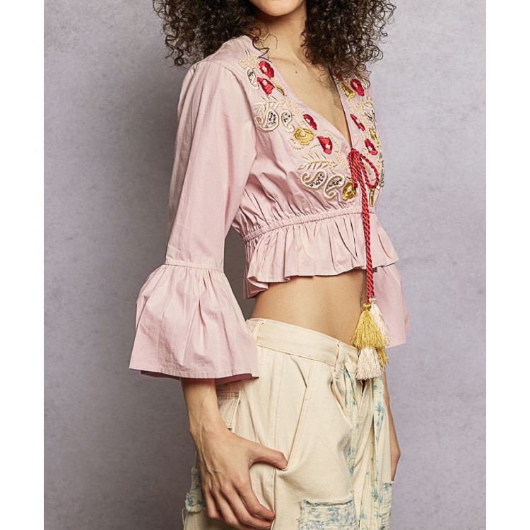 BLUSA ROSA CANUTILLO