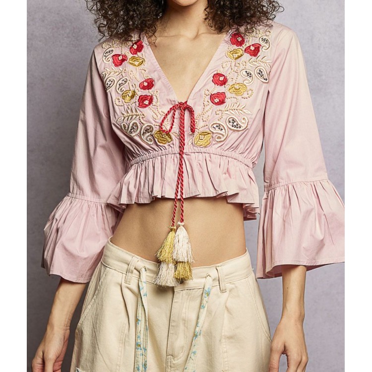 BLUSA ROSA CANUTILLO