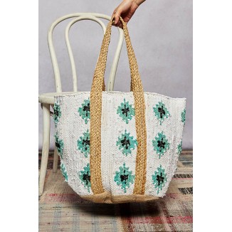 BOLSA LAZO ROMBOS AZUL