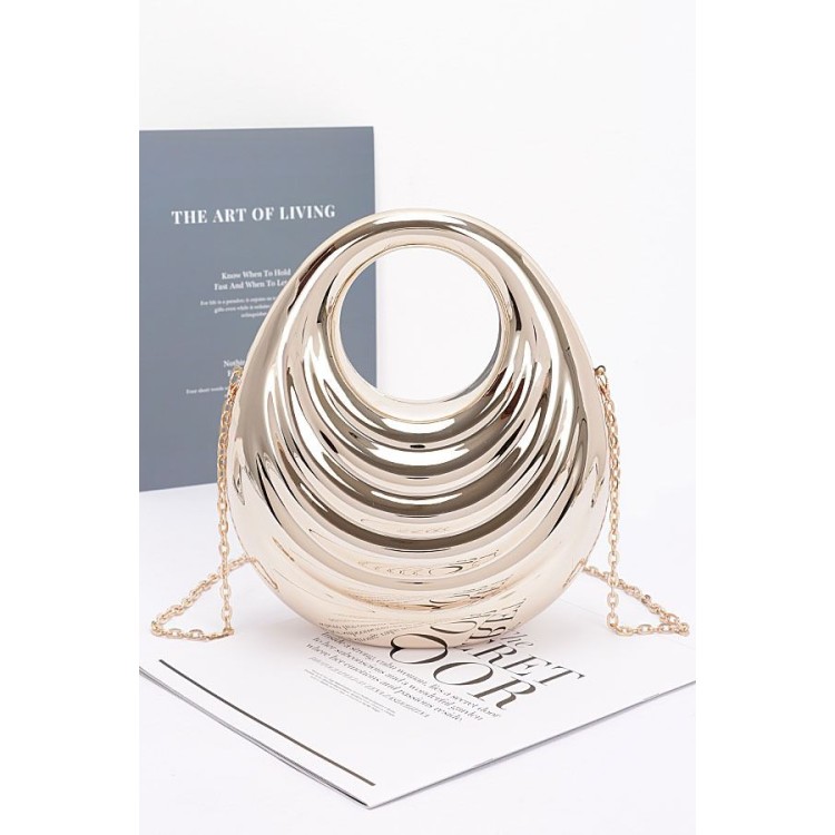 BOLSA CIRCULO DORADO