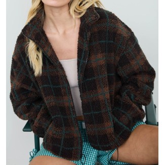 BOMBER JACKET TARTAN NGO