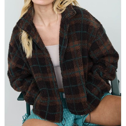 BOMBER JACKET TARTAN NGO