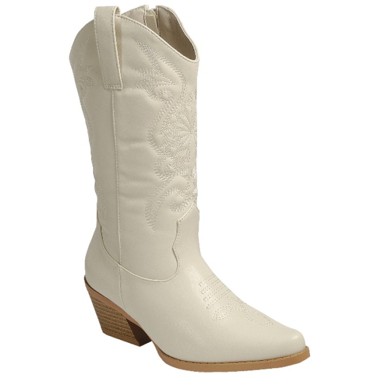 BOTA VAQUERA LISA BEIGE 