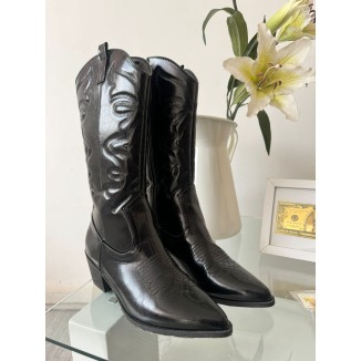 BOTA VAQUERA NEGRA 