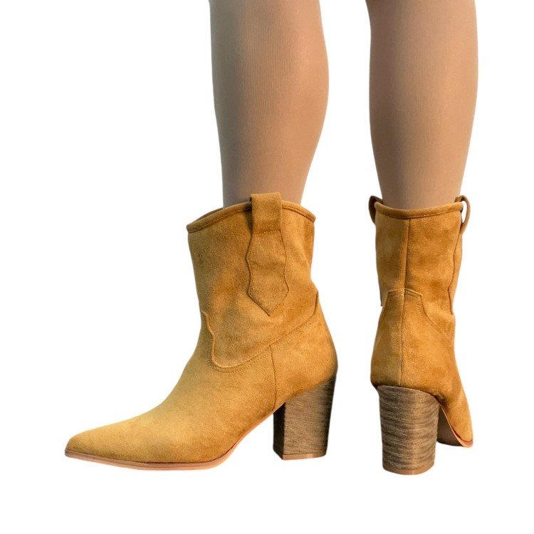 BOTIN GAMUZA CAMEL 