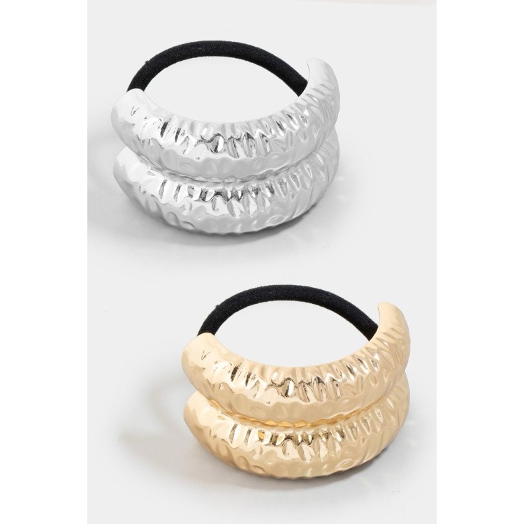 LIGAS PARA CABELLO 1 PLA 1 DOR METALICOS REPUJADO