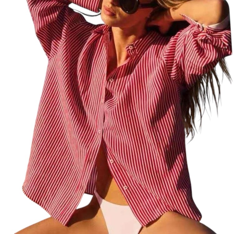 CAMISA ROJA RAYITAS