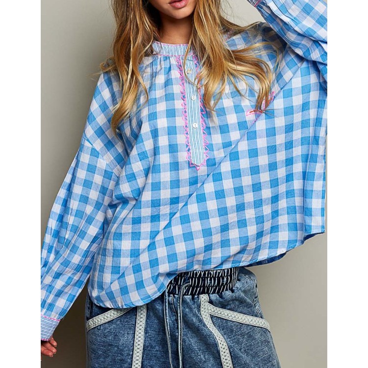 CAMISA CUADROS AZUL