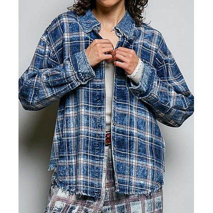 CAMISA AZUL CUADROS