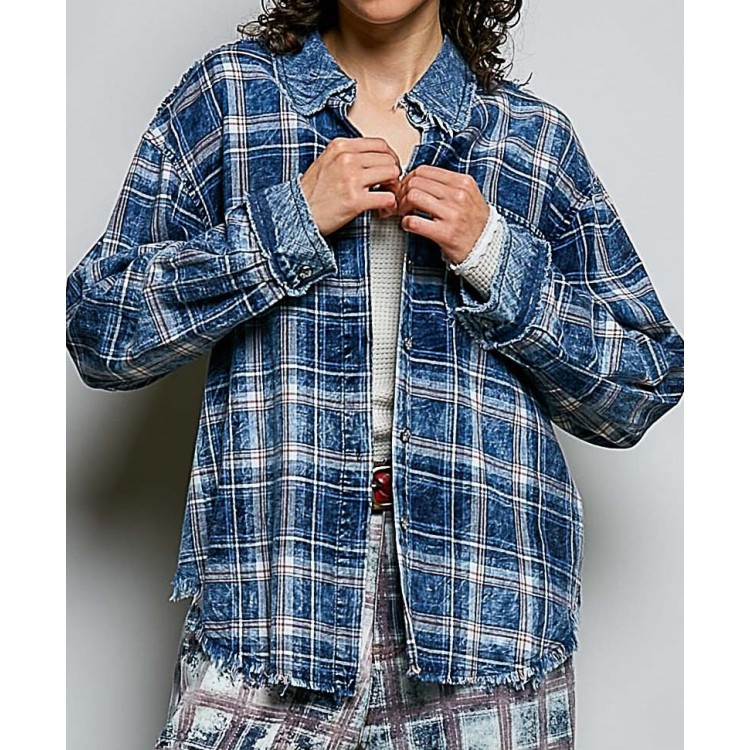 CAMISA AZUL CUADROS