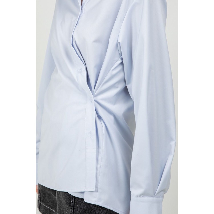 CAMISA AZUL CIELO SOLIDA PUÑO