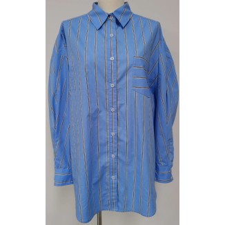 CAMISA AZUL RAYAS