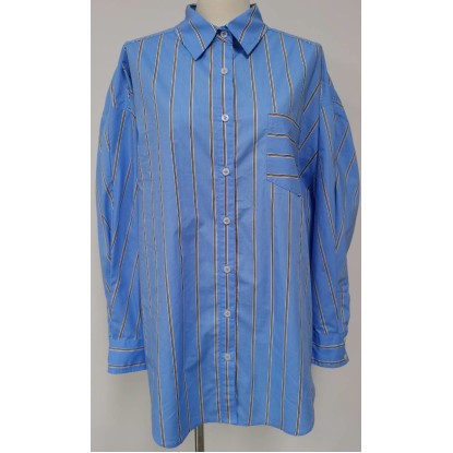 CAMISA AZUL RAYAS