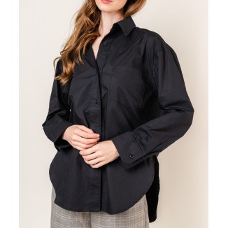 CAMISA SOLIDA NEGRA